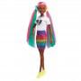 Barbie Leopard Rainbow Hair Doll