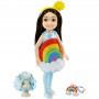 Barbie® Club Chelsea™ Dress-Up Doll (6-inch) in Rainbow Costume
