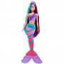 ​Barbie™ Dreamtopia Mermaid Doll with Extra-Long Two-Tone Fantasy Hair, Hairbrush, Tiaras and Styling Accessories