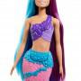 ​Barbie™ Dreamtopia Mermaid Doll with Extra-Long Two-Tone Fantasy Hair, Hairbrush, Tiaras and Styling Accessories