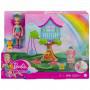 ​Barbie™ Dreamtopia Chelsea™ Fairy Doll and Fairytale Treehouse Playset with Seesaw, Swing, Slide, Pet and Accessories