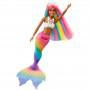 ​Barbie™ Dreamtopia Rainbow Magic™ Mermaid Doll with Rainbow Hair and Water-Activated Color Change Feature