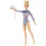 Barbie® Rhythmic Gymnast Blonde Doll (12-in/30.40-cm), Leotard & Accessories