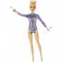 Barbie® Rhythmic Gymnast Blonde Doll (12-in/30.40-cm), Leotard & Accessories