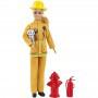 Barbie® Firefighter Blonde Doll (12-in) & Playset