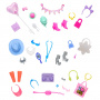 Barbie Accessories, Themed Storytelling Packs For Barbie Dolls Asst