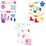 Barbie Accessories Assortment With 11 Themed Pieces For Barbie Dolls