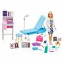 ​Barbie® Medical Doctor Playset with Blonde Barbie® Doctor Doll (12-in/30.40-cm), 20+ Medical Accessories: Exam Station & Table, Doctor Bag, Medical Tools & More