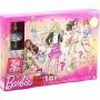 Barbie® Advent Calendar with Barbie® Doll, 24 Surprises, Day-to-Night Clothing & Accessories, Kids 3 to 7 Years Old