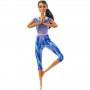 Barbie® Made to Move™ Doll with 22 Flexible Joints & Curly Brunette Ponytail Wearing Athleisure-wear