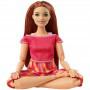 ​Barbie® Made to Move™ Doll, Curvy, with 22 Flexible Joints & Long Straight Red Hair Wearing Athleisure-wear
