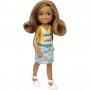 Barbie® Chelsea™ Doll (6-inch Brunette) Wearing Skirt with Cloud Print