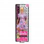 Barbie® Fashionistas™ Doll #150 with No-Hair Look Wearing Pink Floral Dress, White Booties & Earrings