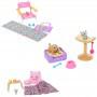 ​Barbie® Accessory Pack Bundle with 3 Accessory Sets Themed to Lounging, Beach Day & Pet Playdate, with 4 Pets and 15 Accessories
