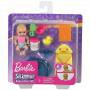 ​Barbie® Skipper™ Babysitters Inc.™ Feeding and Bath-Time Playset with Color-Change Baby Doll, Bathtub, Popsicle Sponge and Bath-Time Accessories Including Duck-Shaped Towel