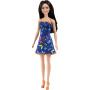 Barbie® Doll in a blue dress with butterflies