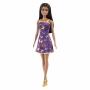 Barbie® Doll in a purple dress with butterflies