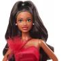 Barbie Signature 2022 Holiday Barbie Doll (Dark Brown Hair)