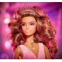Barbie Crystal Fantasy Collection Rose Quartz Doll With Genuine Stone Necklace
