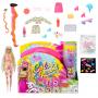 Color Reveal Barbie #1 Doll Neon Tie-Dye Series With 6 Surprises