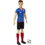You Can Be Anything Soccer Player Barbie Ken Cropped Hair, Colorful #10 Uniform, Soccer Ball, Cleats, Tall Socks, Great Sports-Inspired