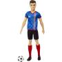 You Can Be Anything Soccer Player Barbie Ken Cropped Hair, Colorful #10 Uniform, Soccer Ball, Cleats, Tall Socks, Great Sports-Inspired