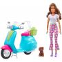 Barbie® Holiday Fun Doll, Scooter and Accessories