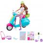 Barbie® Holiday Fun Doll, Scooter and Accessories