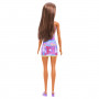 Barbie Purple Barbie Logo Print Dress Doll