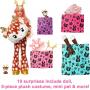 Barbie Doll Cutie Reveal Deer Plush Costume Doll With Pet, Color Change