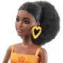 Barbie® Fashionistas® Doll #198 Curly Black Hair And Petite Body