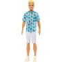 Barbie Ken Fashionistas Doll #211 With Blond Hair And Cactus Tee