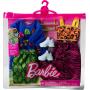 Barbie Clothes, Vibrant Fashion And Accessory 2-Pack For Barbie Dolls