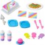 Barbie Unicorn Party Accessories Set With 15 Storytelling Toy Pieces