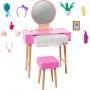 Barbie Furniture And Accessory Pack, Kids Toys, Vanity theme