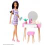 Barbie Furniture And Accessory Pack, Kids Toys, Vanity theme