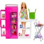 Barbie Doll And Ultimate Pantry Playset, Barbie Kitchen Add-On With 30+ Food-themed Pieces