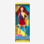 Barbie Looks #13 Doll, Curly Red Hair, Color Block Outfit With Miniskirt