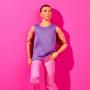 Ken Doll, Barbie Looks #15, Black Hair, Purple Top With Pink Pants