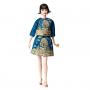 Barbie Doll, Guo Pei Lunar New Year Collectible In Blue Brocade