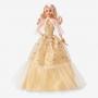 2023 Holiday Barbie Doll, Seasonal Collector Gift, Golden Gown And Blond Hair