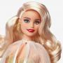 2023 Holiday Barbie Doll, Seasonal Collector Gift, Golden Gown And Blond Hair