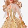 2023 Holiday Barbie Doll, Seasonal Collector Gift, Golden Gown And Blond Hair