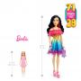 Large Barbie Doll, 28 Inches Tall, Blond Hair And Rainbow Dress (asian)