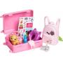 Barbie Doll And Accessories, Travel Set With Puppy