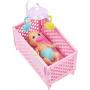 Barbie Doll And Accessories, Skipper Babysitter Crib Playset