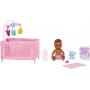 Barbie Doll And Accessories, Skipper Babysitter Crib Playset