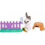arbie Pet and Accessories Set Featuring Bunny with Moving Nose and Ears, Plus 10+ Storytelling Pieces