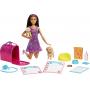 Barbie Doll And Accessories Pup Adoption Playset With Doll, 2 Puppies And Color-Change