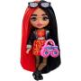 Barbie Extra Minis Doll With Moto Jacket, Barbie Doll